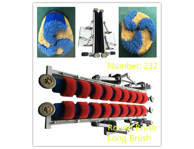 電腦洗車(chē)設(shè)備的長(zhǎng)刷和圓刷